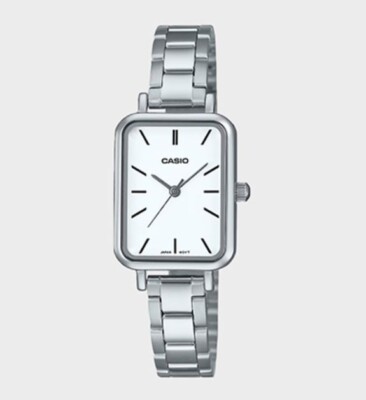 Casio LTP-V009D | Classic Square Design | Edelstahl | Schlicht & Elegant | E