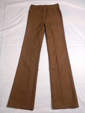 DEADSTOCK Vintage LEVI'S 632 STA PREST Brown Bell Bottom Pants Size 27 X 34