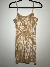 Forever 21 Tan Tye Dye Mini Dress Size L with tag