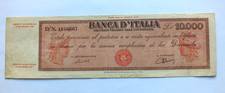 repubblica banca d'italia.10.000 lire titolo provvisorio (medusa) 1947