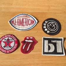 Job Lot Vintage/Modern Patches Band, Sport and Other Merchandise