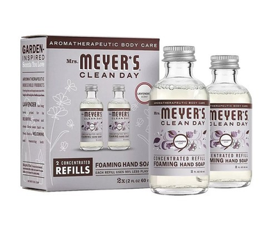 #ad 2x Refills Mrs. Meyer#x27;s Clean Day Foaming Hand Soap Lavender Scent 2 Fl. Oz. $15.00