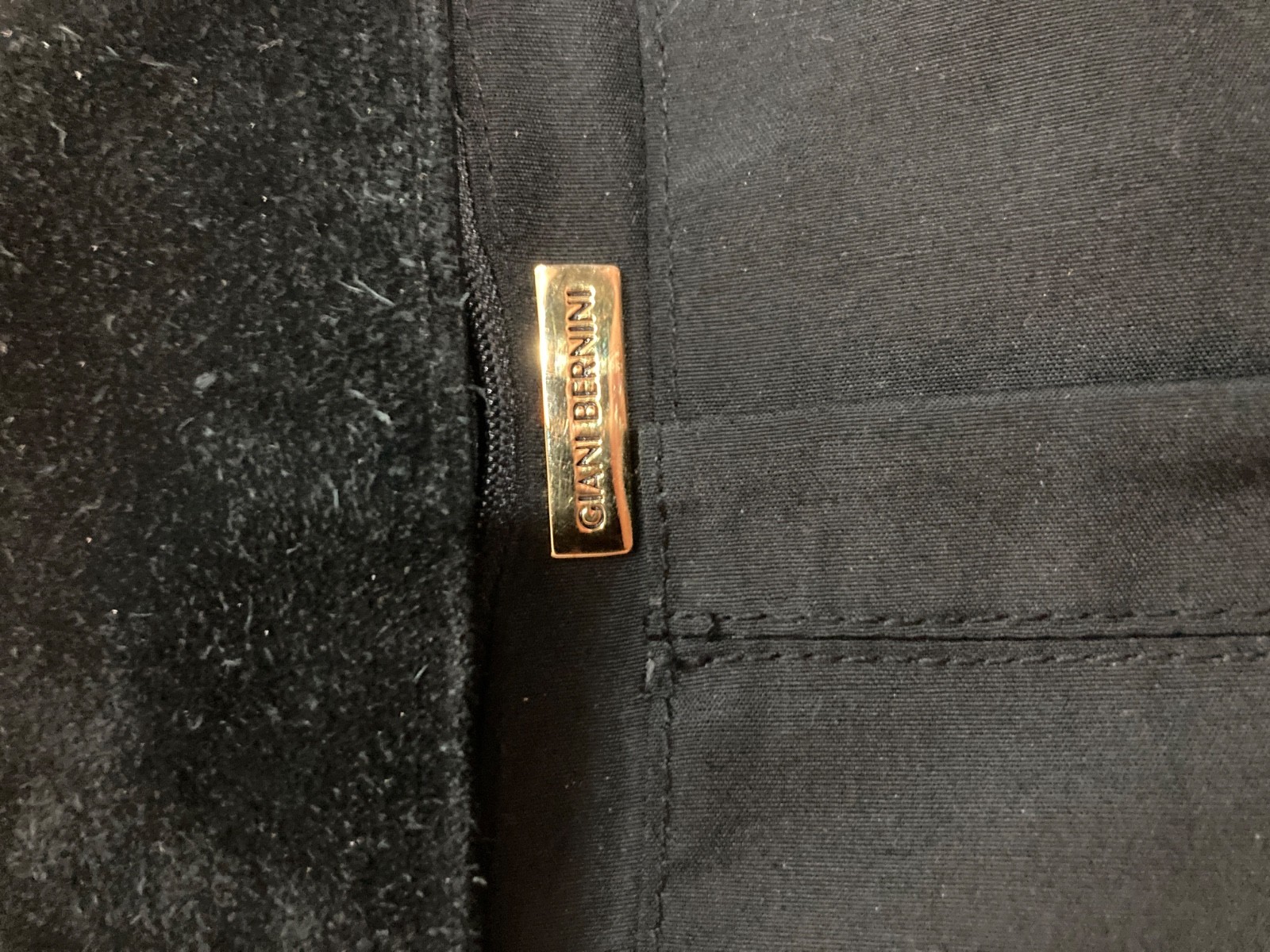 Giani Bernini  Black Patchwork Leather  Shoulder … - image 6