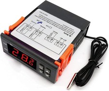 RUIZHI DC 24V Digital Termostato termoregolatore -50 ℃ ~ 99 ℃ Regolatore di Temp