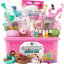 DIY Cherry-Scented Slime Kit for Girls, Arts Crafts Fun Ages 8-12
