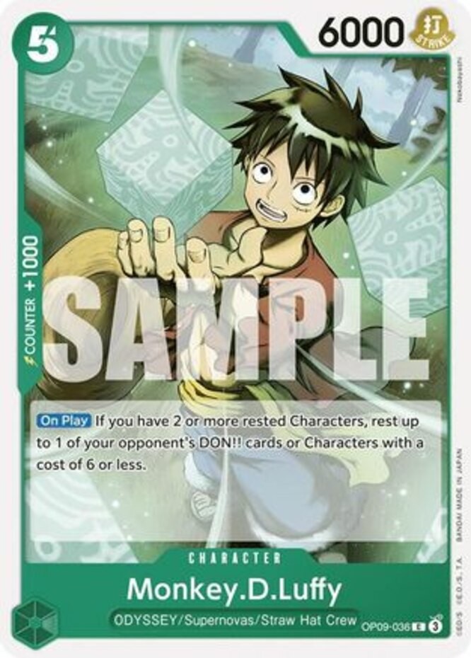 Monkey.D.Luffy - OP09-036 - C Near Mint