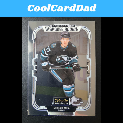 2025-26 UD O-Pee-Chee Platinum Marquee Rookie #229 Michael Misa - Sharks