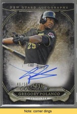 2015 Topps Tier One New Guard Auto 46/50 Gregory Polanco #NGA-GP Auto READ 0af