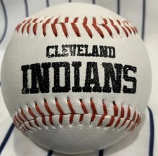Pelota de béisbol de colección Cleveland Indians hecha en Taiwán recuerdo promocional