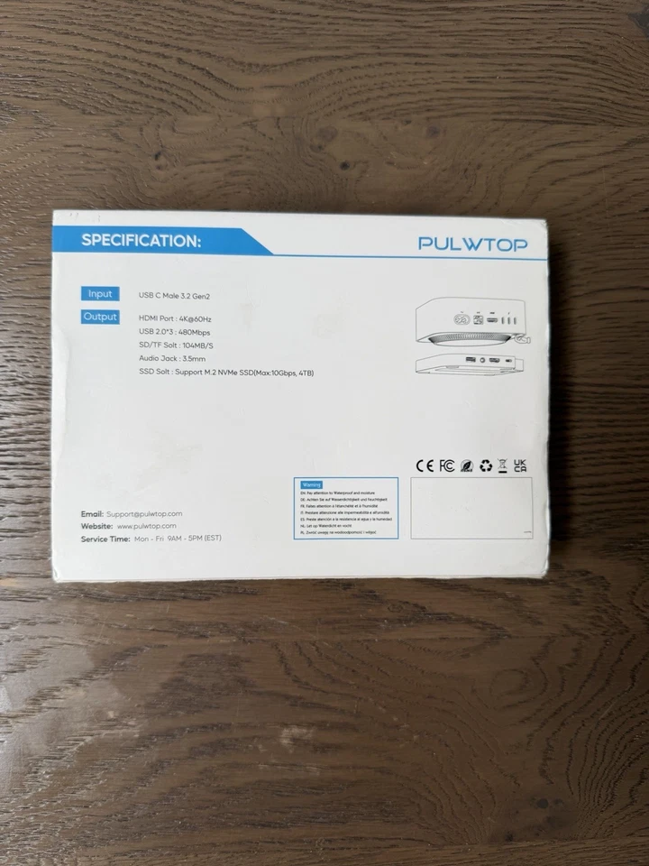 PULWTOP Mac Mini M4 Dock with 4TB M.2 SSD EnclosureMac Mini M4/ M4 Pro Hub Stand - Image 2 of 4