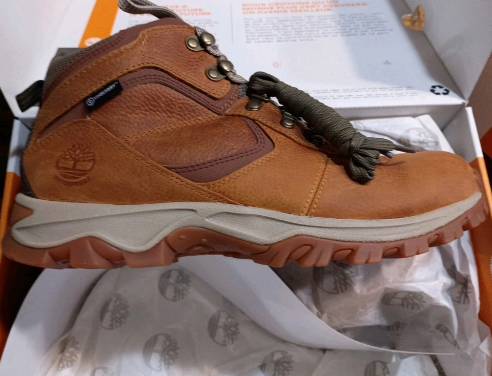 Nuevo Modelo PARA HOMBRES TIMBERLAND MT MADDSEN Timberdry IMPERMEABLE MEDIO SENDERISMO Bota Talla 8.5 Foto 3 de 4