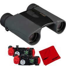 Nikon Trailblazer 8x25 ATB Waterproof, Fogproof Binoculars Tactical SOS Bundle