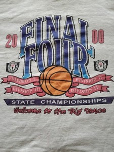 Vintage Rare LeBron  James  2000 Ohio High School State Final 4 souvenir T-shirt