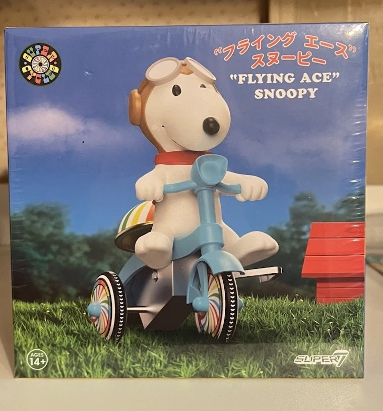 キャラクターグッズ Snoopy Flying Ace ブリキ製 飛行機 フィギュア