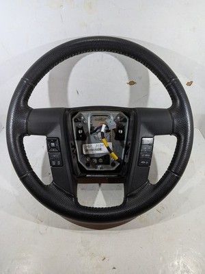 2009-2014 Ford F-150 Steering Wheel Audio Cruise Control Leather Black OEM