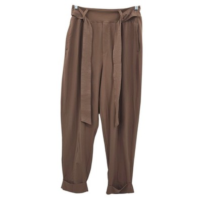 Athleta Women's Cardiff Pants Belted Brown Size 10