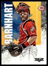 2019 Topps Fire Tucker Barnhart Cincinnati Reds #121