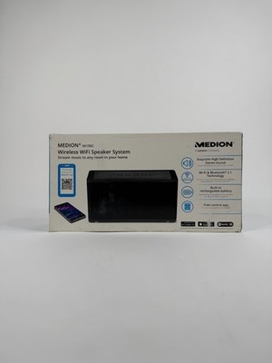 MEDION X61002 Wireless WiFi Speaker System-Lenovo-Bluetooth Connect Up To 4 Spea