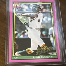 Topps 2026 Pink Parallel Lawrence Butler T91-85 Athletics Baseball Card