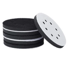 6PCS 5 Inch(125mm) 8-Hole Soft Sponge Interface Pad for Sanding Pads and9152