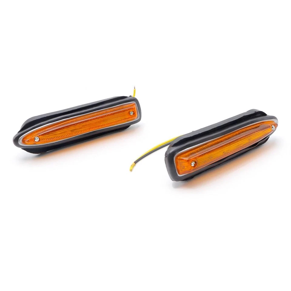 2X Orange Side Marker Light Lamp For Datsun Bluebird 510 1600 SSS 1969 - 1973 Foto 3 de 4