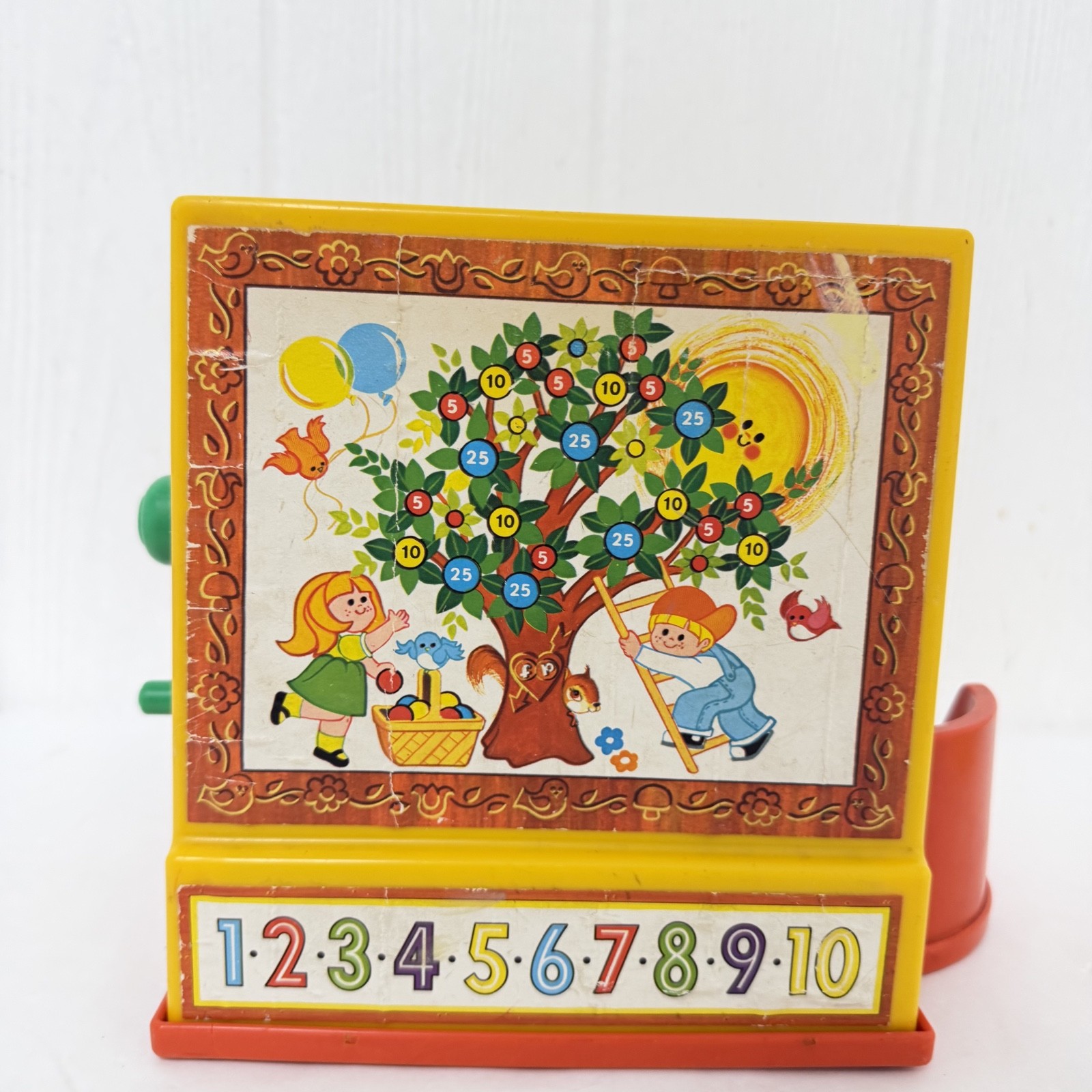 как выглядит Vintage Fisher-Price Cash Register Toy 1974 Made in USA Classic Pretend Play фото
