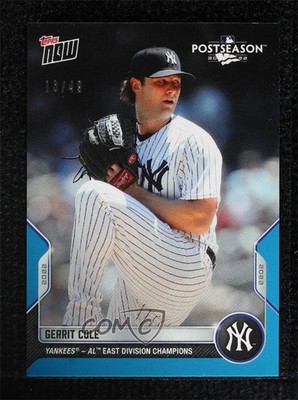 2022 Topps Now Post Season Blue 13/49 Gerrit Cole #PS-42 1j7t