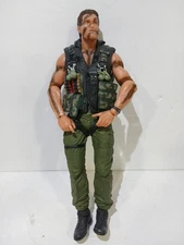 RARE NECA Commando 30th Anniversary John Matrix  7' Figure Arnold Schwarzenegger