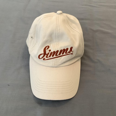 #ad #ad Simms Hat Baseball Cap Mens One Size Beige Bozeman Montana Fishing Outdoor $24.99