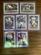 2014 Topps Chrome Lot Of (7) W/ Andre Johnson,Reggie Wayne,Anquan Boldin,