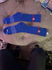 Bombas Sesame Street Grover Calf Socks Size Large Sesame Street