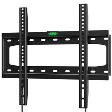 Fixed TV Wall Bracket for 26-65 Inch Flat/Curved TVs Max VESA 400x400mm Supports