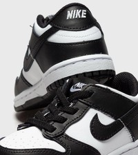 NWT Nike Dunk Low (TDE) Toddler’s Shoe - White/Black/White - 4C (CW1589-100)