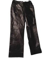 Lederhose ECHT LEDER Gr. 46 schwarz, Zustand sehr gut