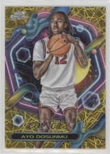 2023 Topps Cosmic Chrome Gold Interstellar Refractor 15/50 Ayo Dosunmu #24 0o5t