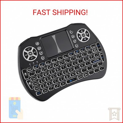 Miritz Mini Keyboard with Touchpad, Supporting 2.4G + Bluetooth Dual Modes, Seve
