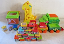 Fisher Price Peek A Block Toys Lot Bundle Baby Toddler Preschool Daycare Toy Lot