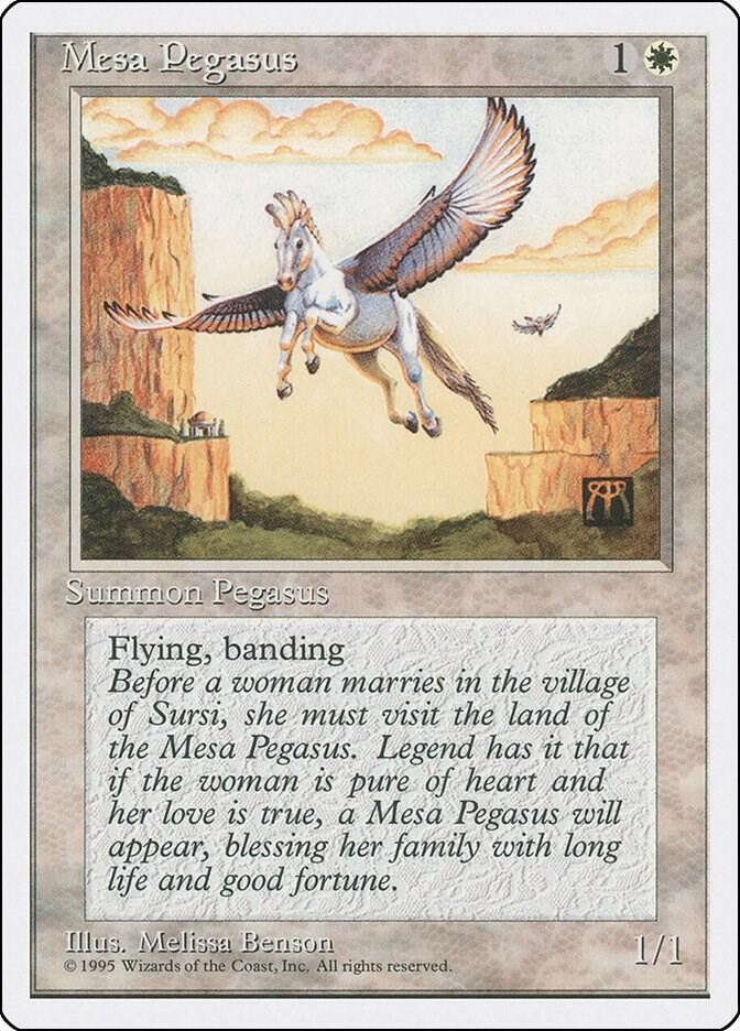 Mesa Pegasus C Fourth Edition Magic: The Gathering NM/M