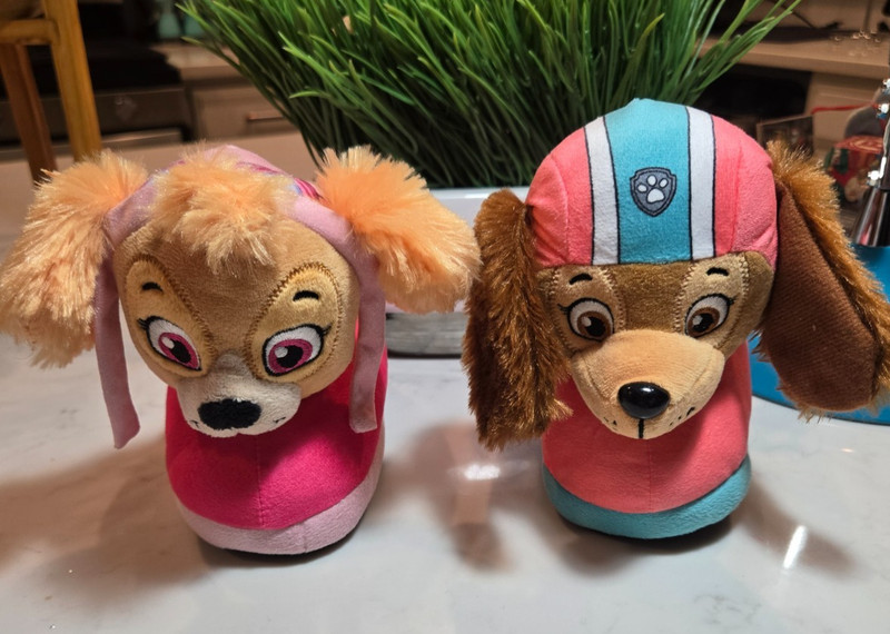 PAW Patrol slippers Skye & Everest Kids Size 9/10