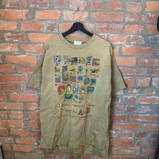 Vintage The Smithsonian Institution Museum Alphabet T Shirt Men's Size: XL Green