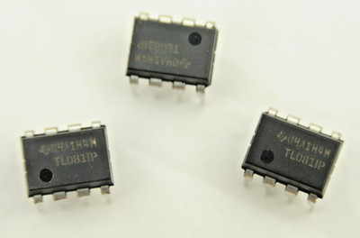 5 Stück TL081CP FET-Input Operational Amplifiers von Texas Inst.