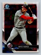 2018 Bowman Chrome 84 Bryce Harper Washington Nationals