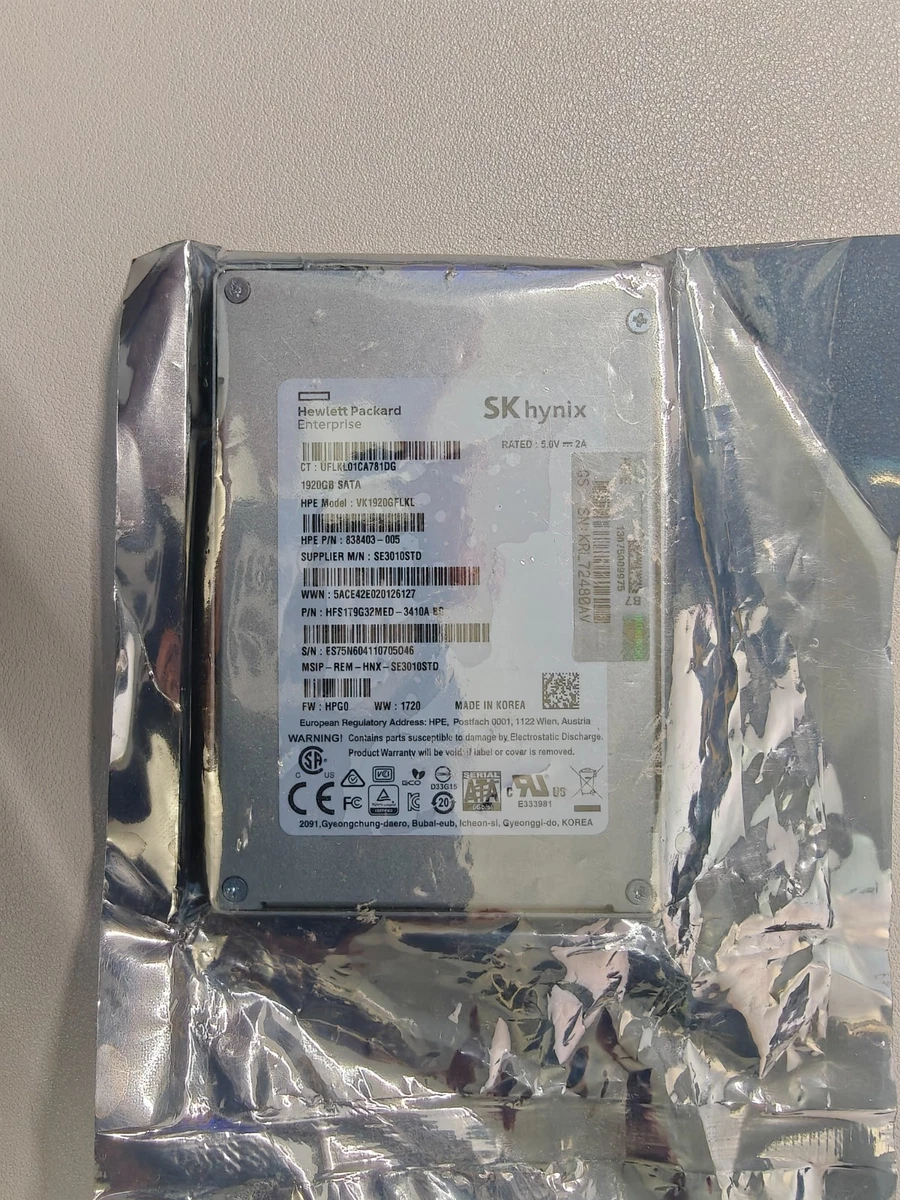 25+ HPE SATA III Solid State Drives for sale | Updated Oct 2026