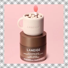 Laneige HOT COCOA Lip Sleeping Mask & TOPPER Set Ltd Ed Rare ••BNIB••🎁