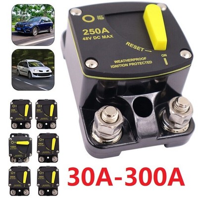 30-300A Automatische Sicherung Schalter Schutzschalter 12V-48V Circuit Breaker