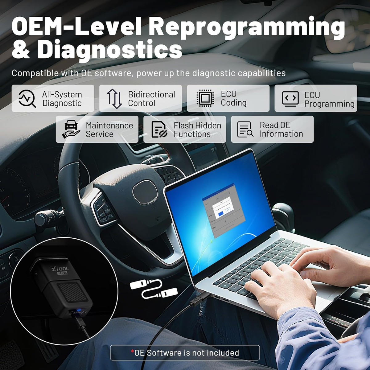 2026 XTOOL XTS500 J2534 Programmer OBD2 Scanner Pass-Thru OEM