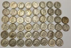 Roll of 50 Silver Roosevelt Dimes $5 Face Value 90% Silver Coins Mixed Dates LR1