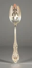Joan Of Arc Sterling Silver by International Pierced Table Serving Spoon 8-1/4"