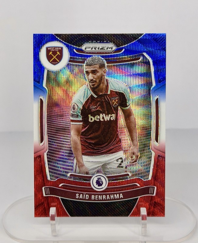 SAID BENRAHMA 2021-22 Prizm Premier League RED WHITE & BLUE Wave