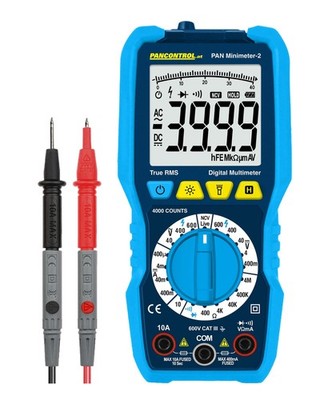 Pancontrol Minimeter-2, True-RMS Digitalmultimeter, CAT III 600V, NCV